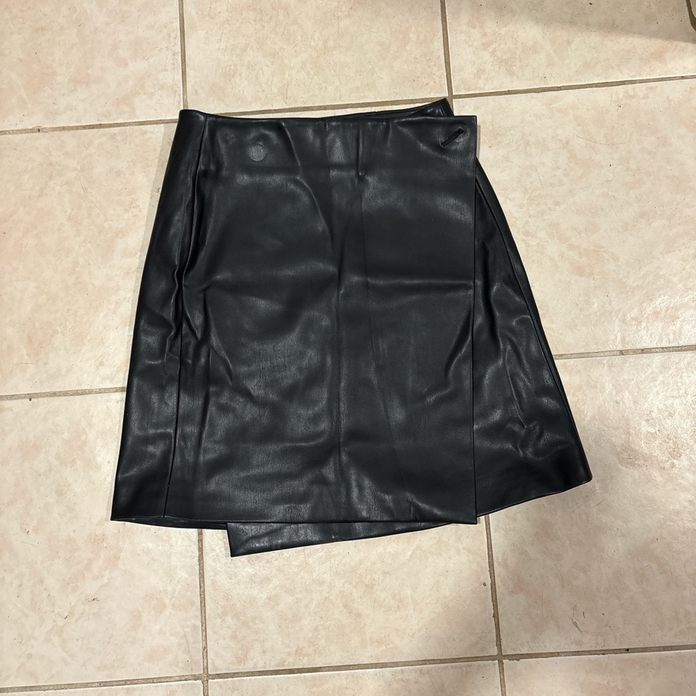 Black Leather Skirt